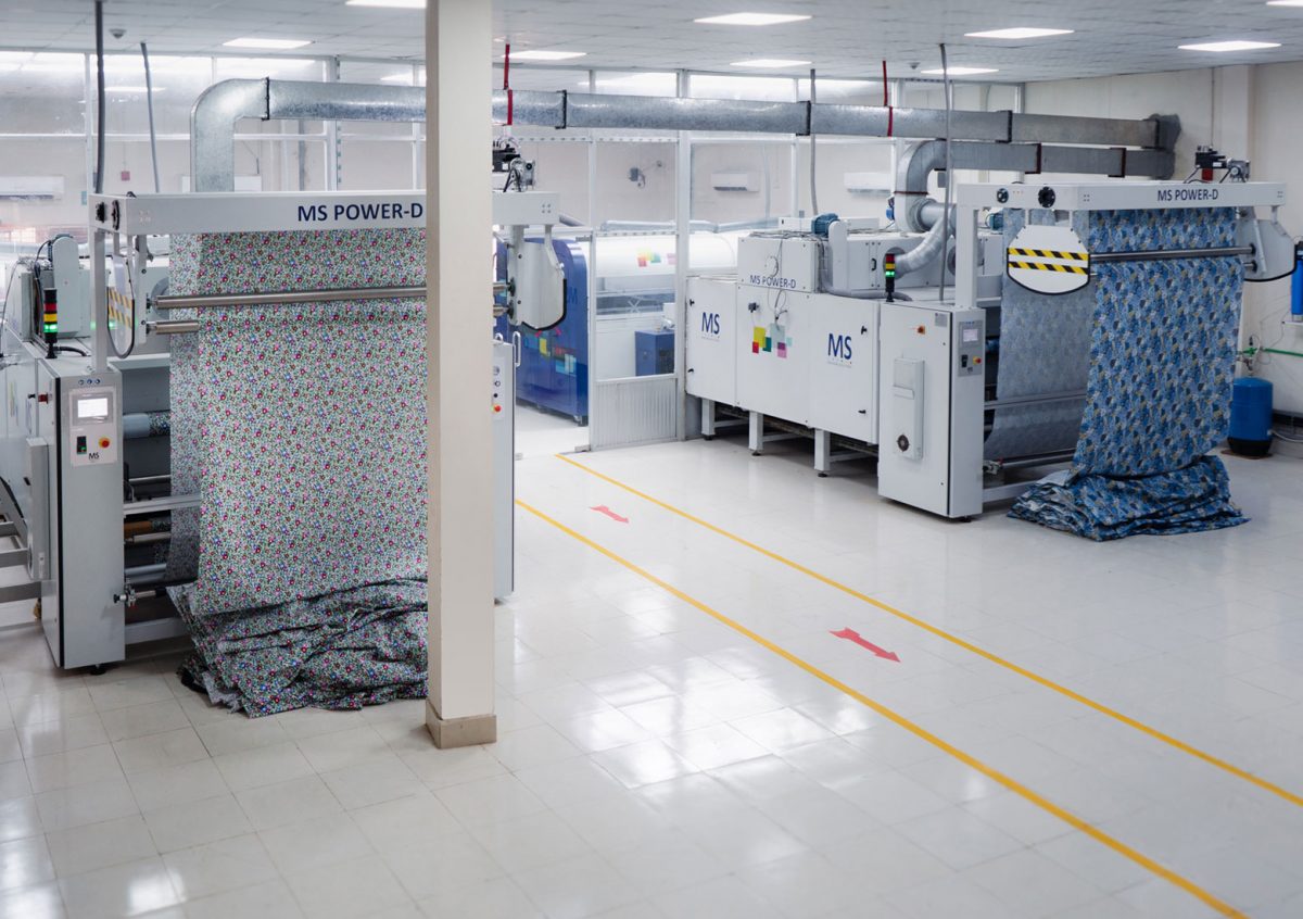 Digifab Ltd. Reactive printing and Textile Production